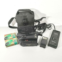 Vtg Panasonic Afx8 Palmcorder Camera PV-310 with Sanyo Omni Pack Battery Charger - £13.28 GBP