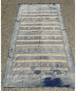 Blue Beni Ourain handmade rug, Tribal Berber vintage Moroccan Rug, Atlas... - $3,506.17 MXN