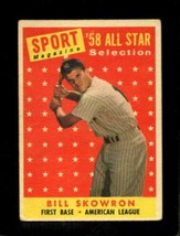 1958 Topps #477 Bill Skowron Good+ Yankees As *NY2698 - £3.11 GBP