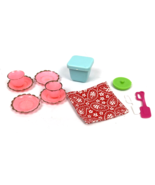 Vintage Barbie Accessories Cups Cooking Pots Pans Plastic Miniature Lot - €14,57 EUR