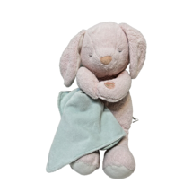 Carters Pink Musical Plush Bunny Rabbit with Blanket Stuffed Animal 12&quot; Works - £11.81 GBP