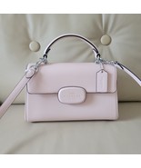 Coach CT852 Eliza Top Handle Satchel Crossbody Handbag Smooth Blush Leather - $229.93