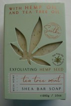 New Mesa Home Hemp Oil/Tea Tree Oil 10oz/283g Tea Tree Mint Shea Bath Bar Soap - £10.27 GBP