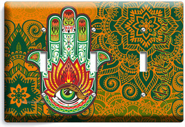 Hamsa Eye Hand Of God Spiritual 3G Light Switch Plate Room Yoga Studio Art Decor - £17.20 GBP