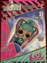 LOL Surprise Troublemaker Kite 32&quot; Wide Nylon Frameless SuperSled X Kite... - $14.73