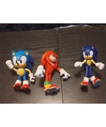 2022 Jakks &amp; Sonic the Hedgehog The Movie 2 &amp; Knuckles Figure 4&quot; Lot Of 3 - $35.06 CAD