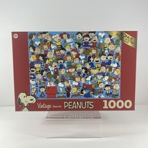 New Vintage PEANUTS 1000 Puzzle with Bonus Puzzle Poster Included Snoopy... - $11.83