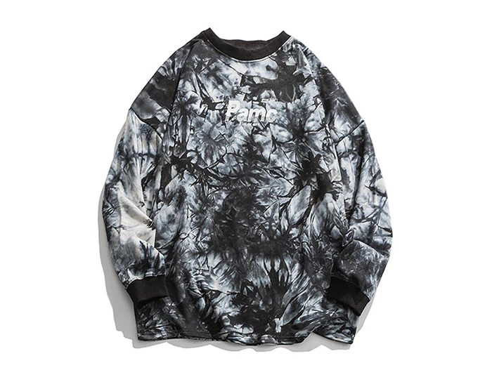 11 BYBB&#39;S DARK Hip Hop Streetwear Hoodie Sweatshirts Men 2020 Autumn Tie Dye Cot - £221.42 GBP