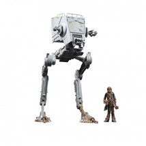 Star Wars The Vintage AT-ST &amp; Chewbacca Action Figures - £119.52 GBP