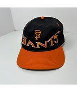 Vtg 90&#39;s San Francisco Giants Hat Cap Snapback Men’s One Size Block Letter - £42.63 GBP