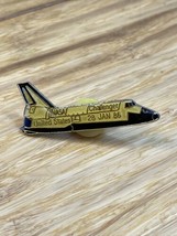 NASA Space Shuttle Challenger Commemorative Pin Pinback Souvenir KG JD - $9.90