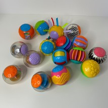 Fisher Price Roll A Rounds Balls Lot 16 Sensory Baby Toddler Toy Set - $33.14