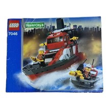 LEGO CITY 7046 World City Fire Command Craft Instruction Manual ONLY - £7.82 GBP