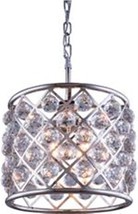Pendant Lamp MADISON 4-Light Clear Crystal Polished Nickel Royal-Cut Candelabra - £699.56 GBP