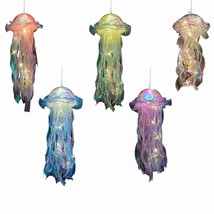 Jellyfish Hanging Decor,Party Decorations, Set Of 5,Under The Sea Party Decorati - £28.00 GBP