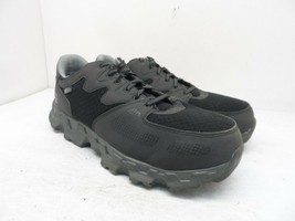 Timberland PRO Men&#39;s Powertrain Alloy Toe ESD Work Shoes 92649 Black/Grey 10M - £45.54 GBP