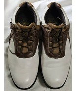 Footjoy Contour Series Golf Shoes Mens Sz 12M White/Brown Cleats 54239  - €21,87 EUR