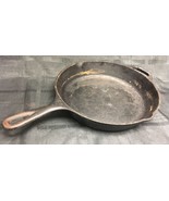 Vintage Lodge 8SK Cast Iron Black Heavy Skillet Frying Pan Made in USA - £42.83 GBP