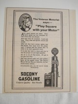 1924 Ad Standard Oil Co. of New York Socony Gasoline - $7.99