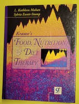 Krause&#39;s Food, Nutrition, and Diet Therapy by Sylvia Escott-Stump 1996 H... - £3.93 GBP