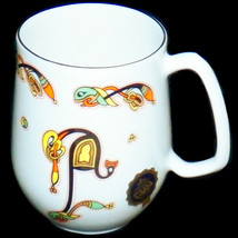 Royal Tara Ireland Bone China Celtic Book of Kells Letter A Coffee Beaker Mug - £31.69 GBP