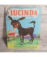 Lucinda The Little Donkey Rand Mcnally Book Elf Book Irma Wilde 1952 VG - £9.38 GBP