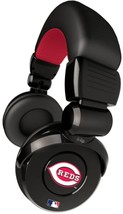 MLB Cincinnati Reds Pro DJ Headphones w Microphone iHIP- NEW Factory Sealed - $24.16