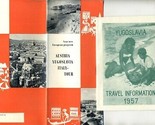 Yugoslavia Travel Information &amp; Austria Yugoslavia Italy Tours Booklet  ... - $24.72
