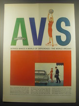 1959 Avis Rent-A-Car Ad - Avis service makes a world of difference - £11.73 GBP