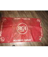 Vintage RCA VINYL WORK SERVICE MAT TUBES 30&quot;x50&quot; dirty - €43,64 EUR