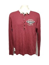 Johnson Motors Inc Pasadena California Adult Medium Burgundy Long Sleeve Shirt - £31.02 GBP