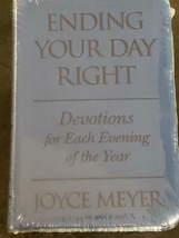 Devotions for Each Evening of the Year Faux Leather Ending Your Day Right Meyer - £13.77 GBP