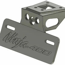 Kawasaki Ninja 400 Tail Tidy Bracket | License Plate Holder Mount 2018-2024 - $36.77