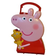 Peppa Pig Playset Lot Figurine  Birthday Party Princess Piñata Tree with Case - £24.02 GBP