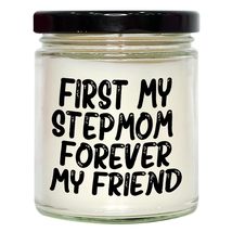 Stepmom&#39;s Birthday Unique Gift, Vanilla Soy Candle, Forever Your Friend, 9oz Han - £18.88 GBP