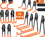 16 Pack Garage Hooks Heavy Duty, Industrial Wall Mount Garage Storage Hooks - $31.52
