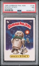 1985 Topps OS1 Garbage Pail Kids Series 1 SPACEY STACY GLOSSY 13b Card P... - $69.25