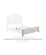 Montelaine - Antique White - King/California King Panel Footboard with S... - $5,024.78 MXN