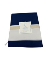 Pottery Barn Kids Rugby Stripe Duvet Cover Navy White Twin New with tags - $47.52