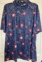 Greenside Golf Performance Hawaiian Polo Shirt Aloha Hibiscus New W/ Tag... - $24.26