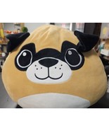 Mushmillow Plush Brown Pug Dog Pillow Cuddly Jay Play 14” 2019 - GOOD USED - £11.72 GBP