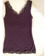 Womens Size Small  Lace Tank Top Sleeveless Blouse Cami Purple NWOT - £9.34 GBP