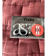 That&#39;s AS: II Type II 100 Cassette Brand New - £14.61 GBP