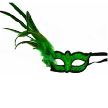 Kbw Women&#39;s Venetian Styled Eye Mask,Green - £28.56 GBP