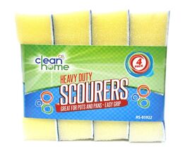 Clean Home Heavy Duty Scourers 4 Pack - $4.15 CAD