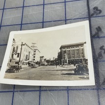 Vintage Photograph 1930s Albany Hotel Location Unknown Street Scène - $14.54