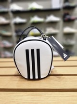 Adidas 23FW Women&#39;s Golf 3S Pouch Sports Bag Handbag White Black NWT HY1090 - £59.17 GBP