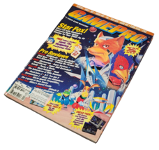 GAMEPRO april 1993 Vintage Video Game Magazine w/  Star Fox Poster - $364.70 MXN