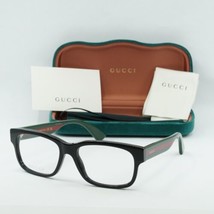 GUCCI GG0343O 007 Black/Multicolor 57mm Eyeglasses New Authentic - £185.64 GBP