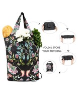 reusable grocery bag, tote, purse  or handbag &amp; pouch large vintage floral - $320.99 MXN